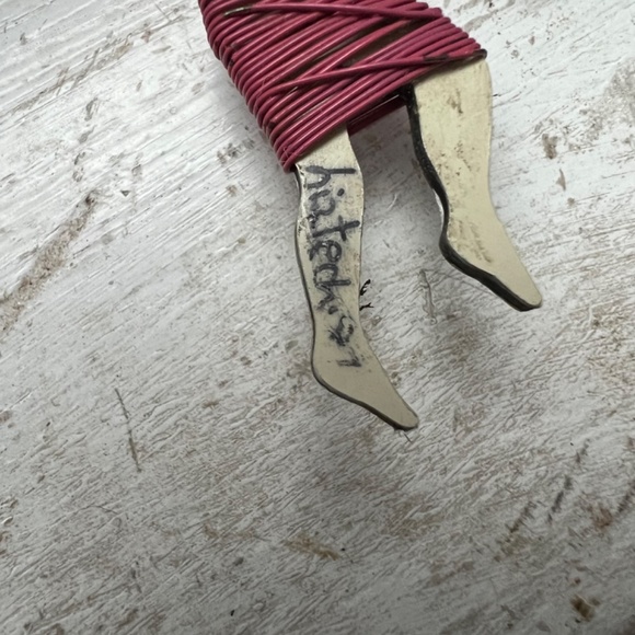 *Rare Find* LizTech Vintage Hand Crafted Dancer Earrings  (1987) - Picture 3 of 4